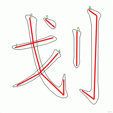 6劃的字|笔画6画的字